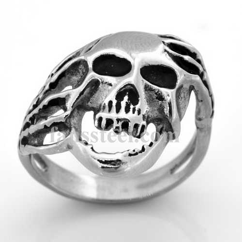 FSR08W97 hand claw  skull  gothic ring